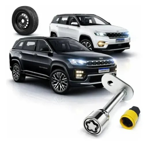 Kit Trava Antifurto Estepe Jeep Commander_Aceito Cartão