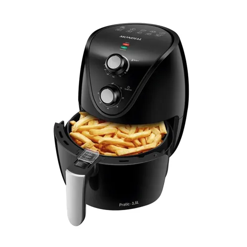 Air Fryer Mondial Pratic 3,5L Preta - Nova na Caixa (Sem Uso!)