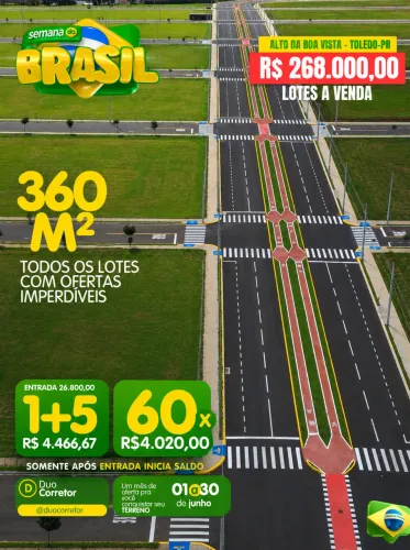Oportunidade em Toledo no Jardim Independência