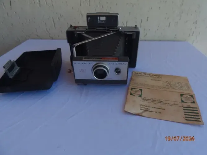Câmera Antiga Polaroid Automatic 101 Land Camera (1964) Colecionador