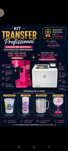 Prensa e impressora transfer