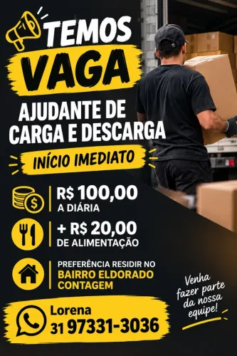 Carga e descarga vaga