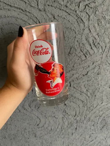 Kit 6 copos de vidro coca cola