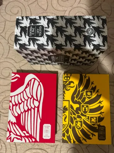 box Guerra e paz Lev Tolstói clube de literatura clássica
