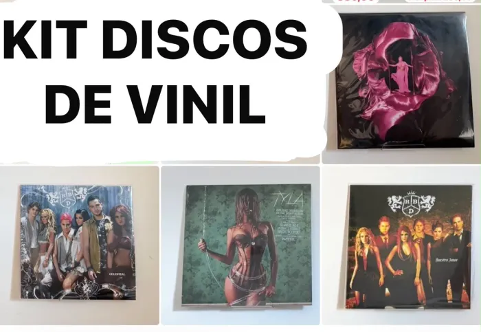 KIT DISCOS DE VINIL - Tyla, RBD e Nicki Minaj