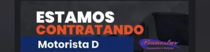 Vagas motorista categoria D 