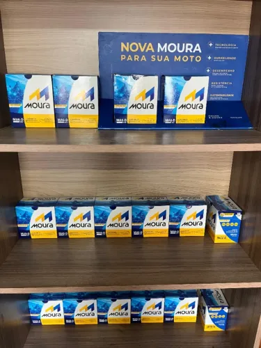 Bateria de moto Moura 5 e 6 amperes -10x