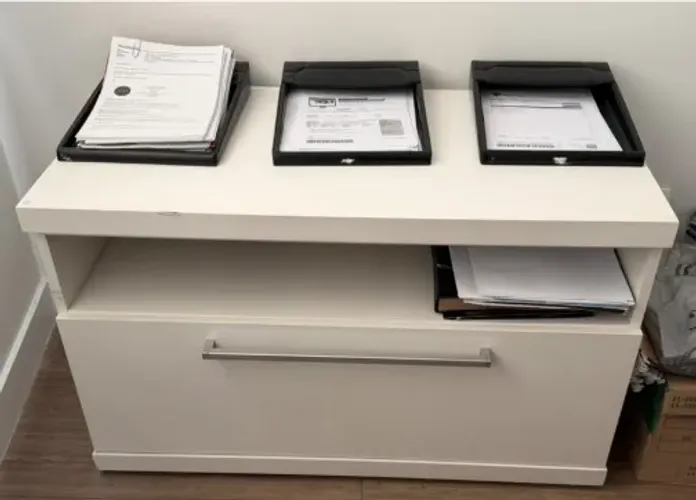 Mesa balcão organizador