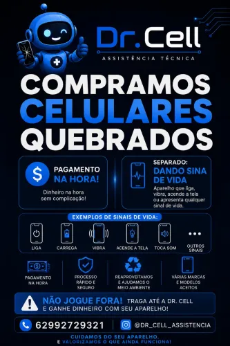 Celular quebrado