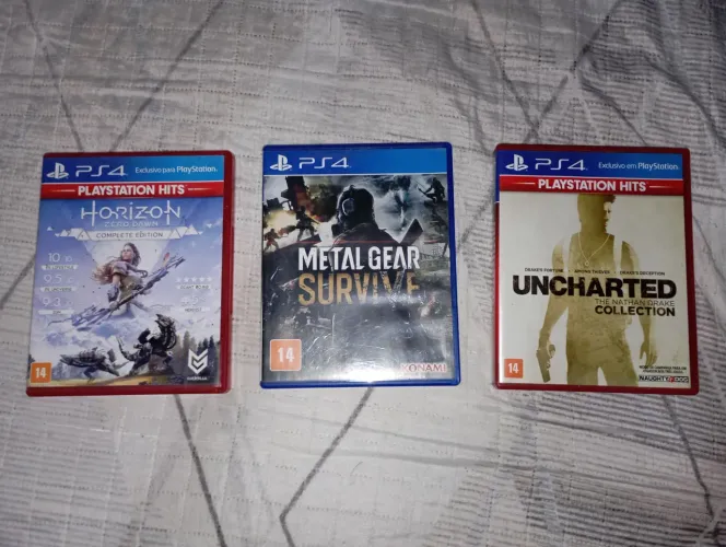 Jogos mídia física ps4