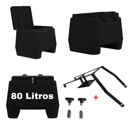 Baú com suporte universal completo para MOTOBOY