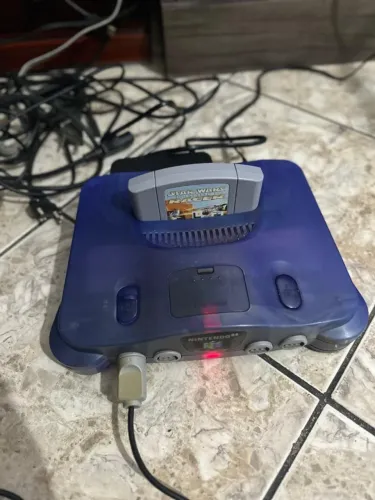 Videogame Nintendo 64 Uva + Controle (Funcionando tudo)