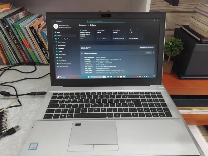 Notebook Vaio Vjf157f11x i3 8180 8gb SSD 120gb