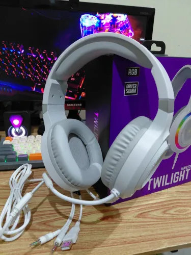 Headset Gamer Mancer Twilight - Novo - Entregamos