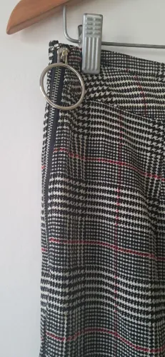 Calça Pantalona Xadrez-Elegância pura!