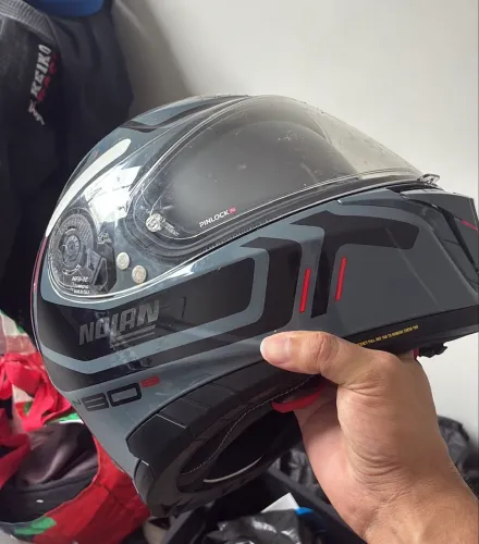Capacete nolan N80 + intercomunicador cardio