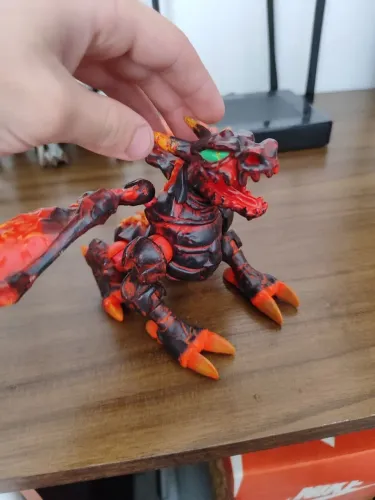 Dragão mega bloks fire ice