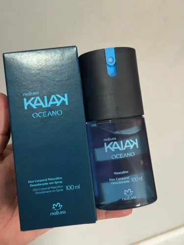 Kaiak Oceano Masculino Natura 100ml - Deo Corporal Spray - Novo