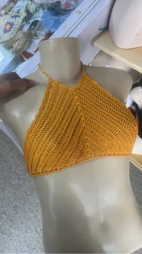 TOP DE CROCHÊ- Perfeito para o carnaval 
