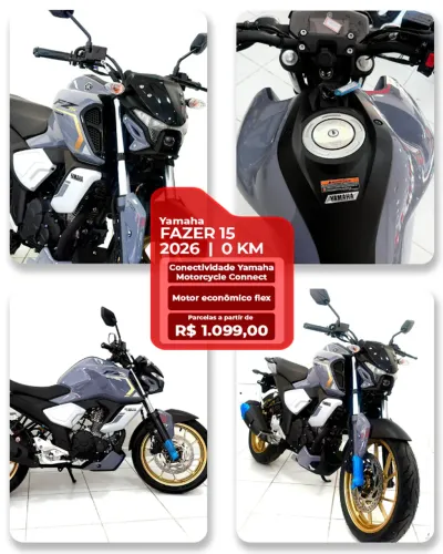 YAMAHA FAZER FZ15 FLEX 2026 ZERO KM