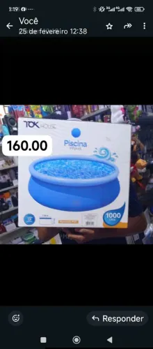 Piscina de 1000 LT PROMOÇÃO 