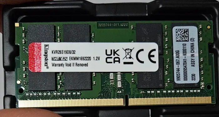 Memoria notebook 32GB DDR4 Kingston 2666MHz