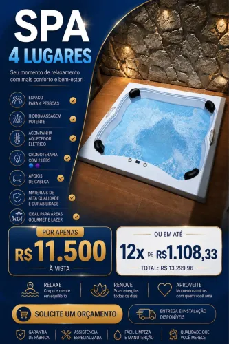 SPA 4 lugares completo