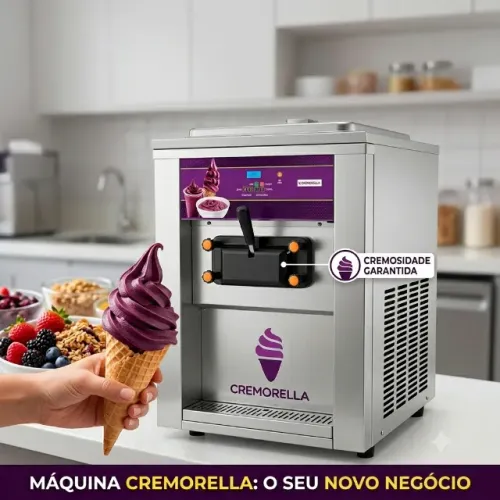 Máquina de Açaí Expresso Cremorella - Lucro Garantido (Oportunidade!)