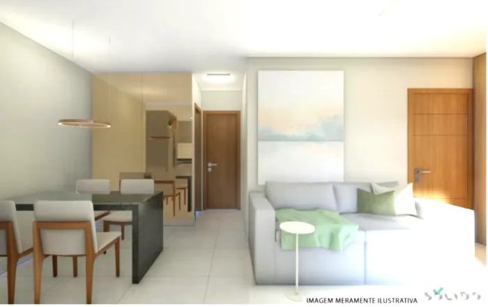 Apartamento 2 quartos com suíte Lourdes
