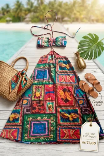 Vestido estampado