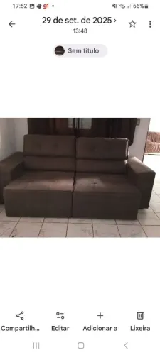 Vendo sofá retratil de molas! Bem conservado