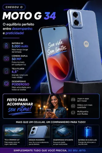 Celular moto G 34