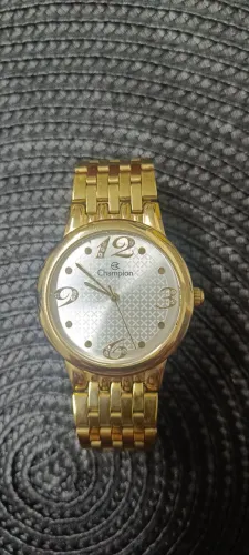 Relógio Champion Feminino (Redondo/Dourado)
