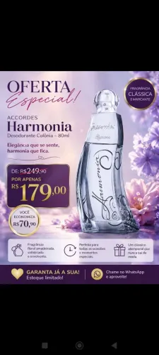 Vendo perfume Accordes Harmonia