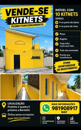 Kitnets recém construída