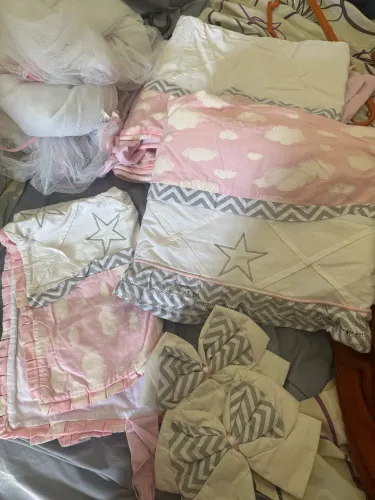 Kit berço bebê menina