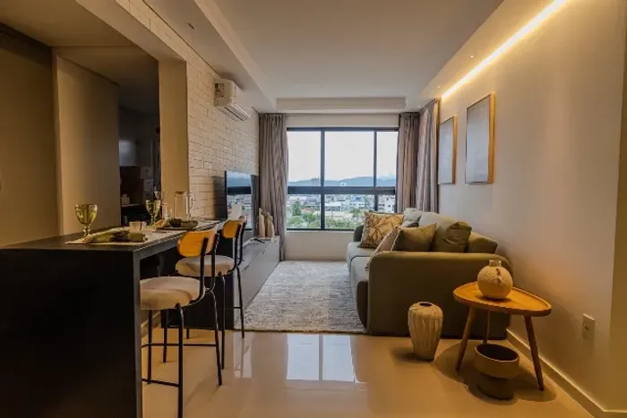 Apartamento Mobiliado à venda em Balneário Camboriú-SC: 1 suíte, 1 Home Office, 1 vaga de