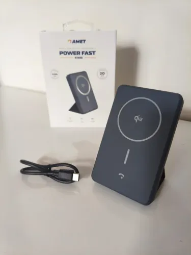 Powerbank 10.000mAh e 20Watts, com Suporte Magnético Power Fast Stand - Fast Charge