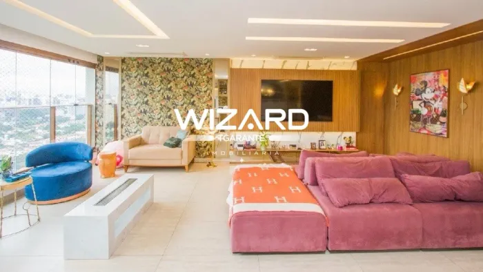 Apartamento com 2 suítes, mobiliado, varanda gourmet, churrasqueira, lazer completo, Campo