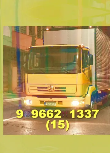 Frete! transformação de mudanças e transporte de cargas! qualidade e segurança!