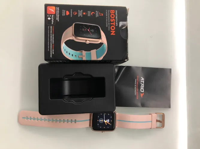 Relógio Novo Smartwatch Boston Rose ? GPS e Prova da Água