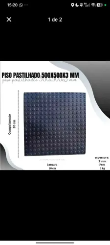 piso emborrachado 50x50