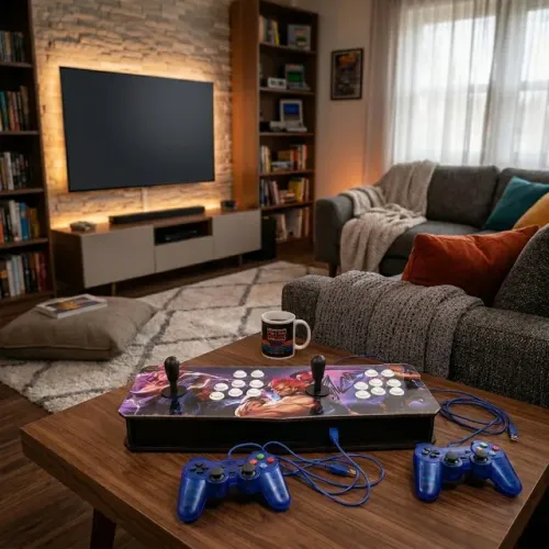 Console Retrô Arcade Retro Byte Com 2 Controles - Fliperama (Usado)