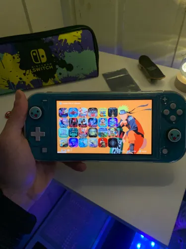Nintendo Switch Lite Desbloqueado, Perfeito Estado