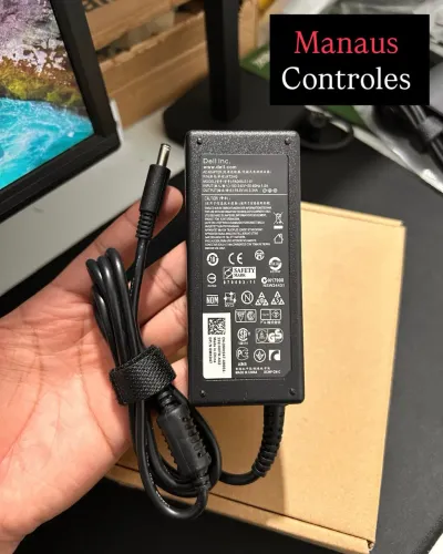 Fonte de Notebook Dell Vostro 19. 5 Volts ( Ponta Fina )