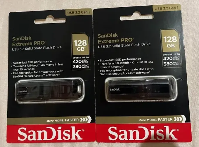 Pendrive de estado sólido SanDisk Extreme PRO USB 3.2 - 128GB