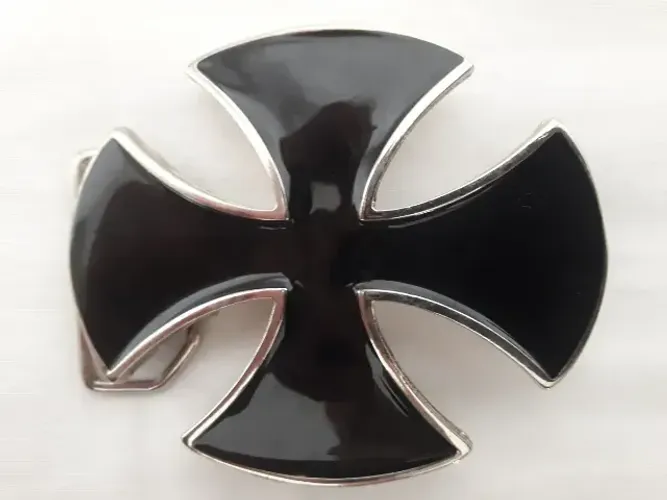 Fivela Para Cinto Cruz De Malta Tribos Urbanas
