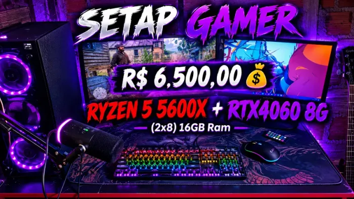 SETUP GAMER COMPLETO