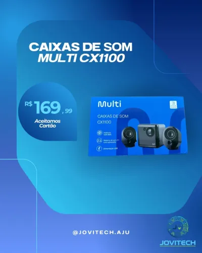 CAIXAS DE SOM MULTI CX1100