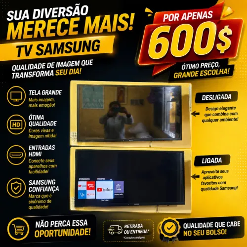 TV Samsung Smart TV - Apenas R$ 600,00!